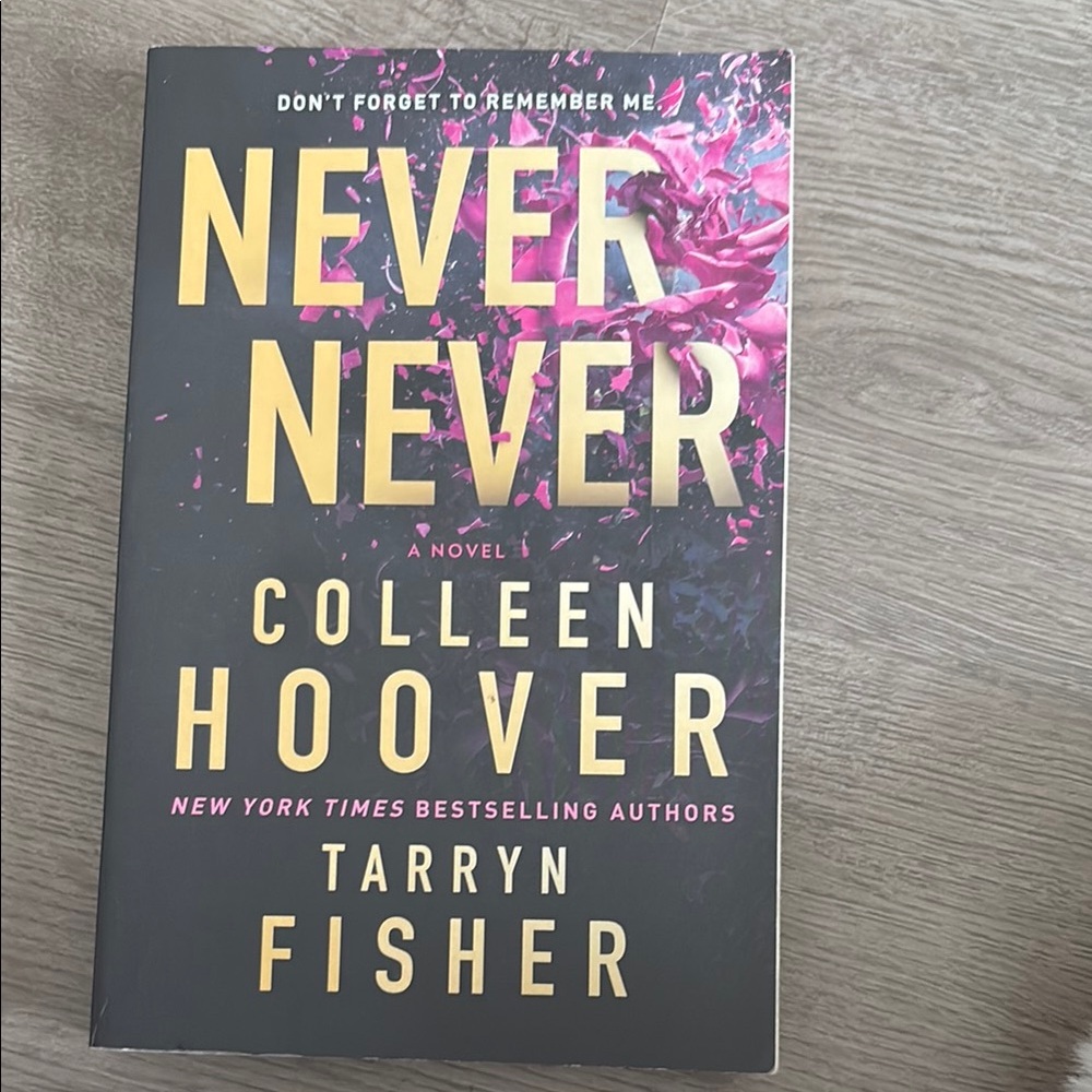 'Never Never' Novel - Black and Pink Cover